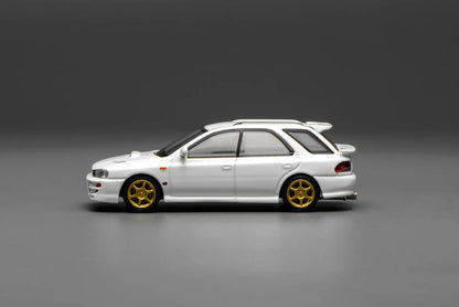 Motorhelix 1/64 - Subaru lmpreza Wagon WRX STi Version VI (White) - M67102