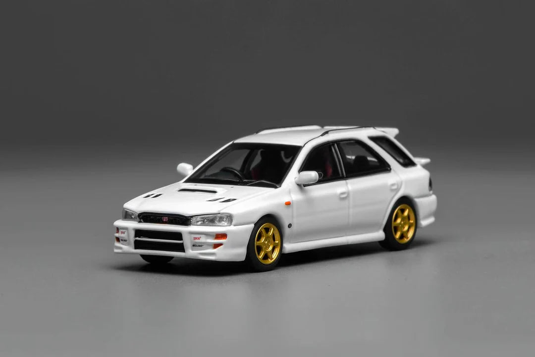 Motorhelix 1/64 - Subaru lmpreza Wagon WRX STi Version VI (White) - M67102