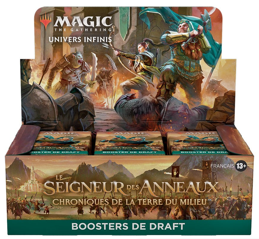 MAGIC THE GATHERING  &quot;LE SEIGNEURS DES ANNEAUX : CHRONIQUES DE LA TERRE DU MILIEU&quot;  DRAFT BOOSTER