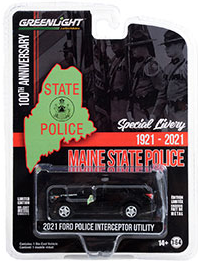 Maine State Police 100th Anniversary Livery - 2021 Ford Police Interceptor Utility
