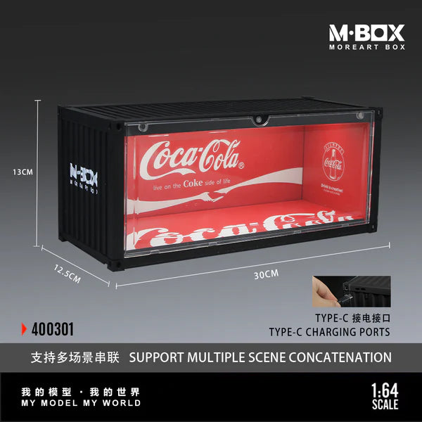 MBOX Coca-Cola Container Model Storage Scene 1:64 MB400301
