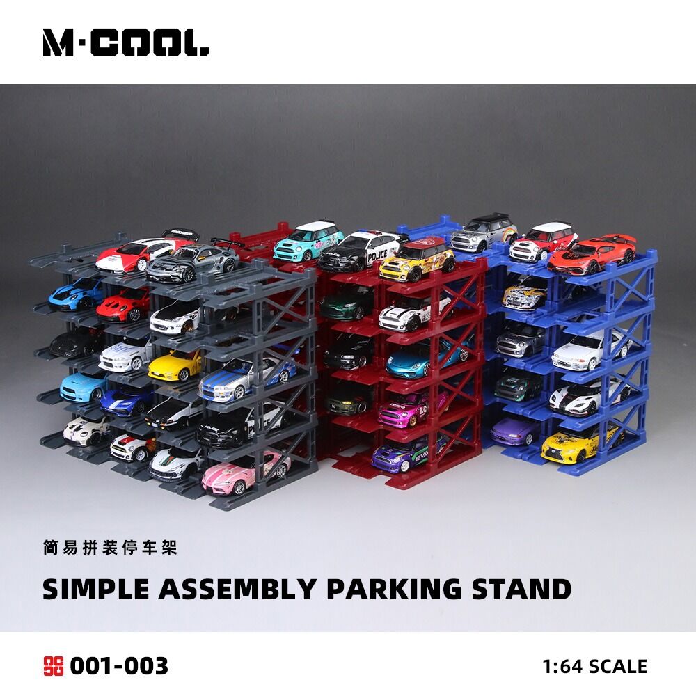 Simple Assembly Parking Stand Blue 1:64 – M-COOL MC642003