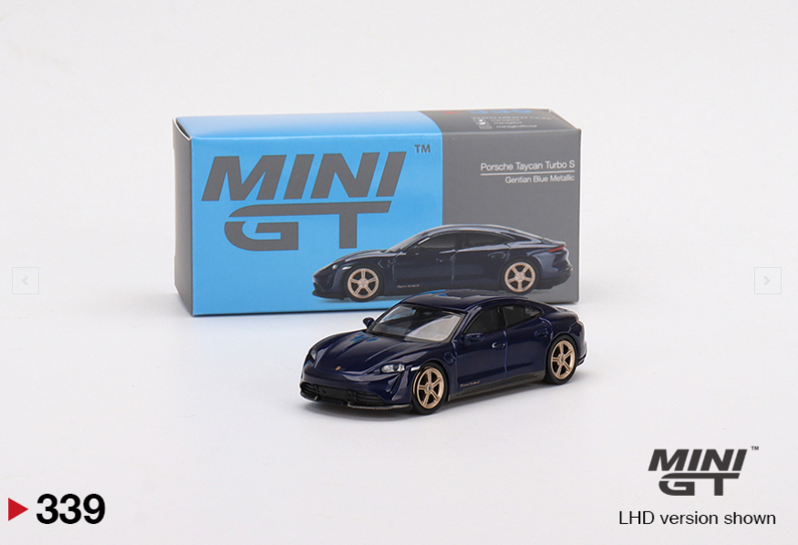 Porsche Taycan Turbo S Gentian Blue Metallic