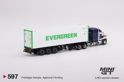 Western Star 49X with 40′ Reefer Container EVERGREEN