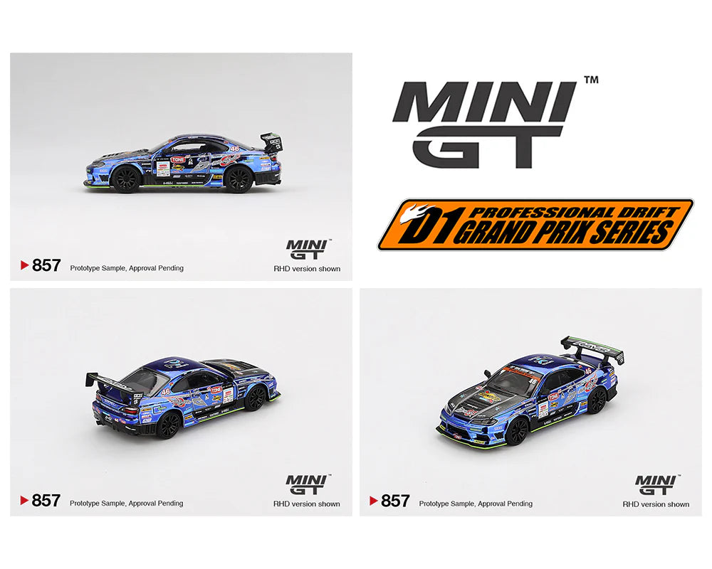 MINI GT-Japan Exclusive Nissan Silvia (S15) D-MAX Racing 