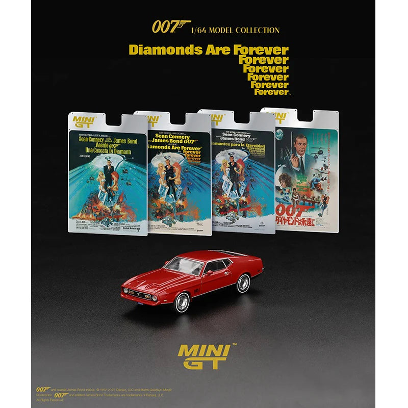 MINI GT-Ford Mustang Mach 1 James Bond 007 ” Diamonds Are Forever ” MGT00905-007E