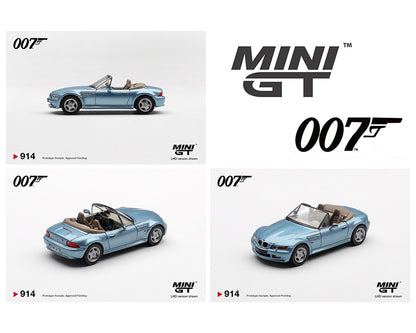 (PRE-ORDER 2026) Mini GT 1:64-BMW Z3 “GoldenEye” – Emallage Version Anglais-English Version Packaging MGT00914-007E