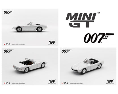 (PRE-ORDER 2026) Mini GT 1:64-Toyota 2000GT Roadster “You Only Live Twice”- Emballage version japonaise-Japanese Version Packaging MGT00915-007J