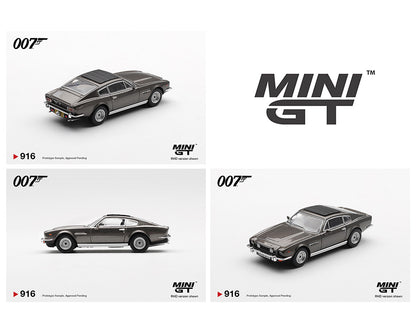 (PRE-ORDER 2026) Mini GT 1:64 Aston Martin V8 Vantage The Living Daylights – English Packaging (MGT00916-007E)