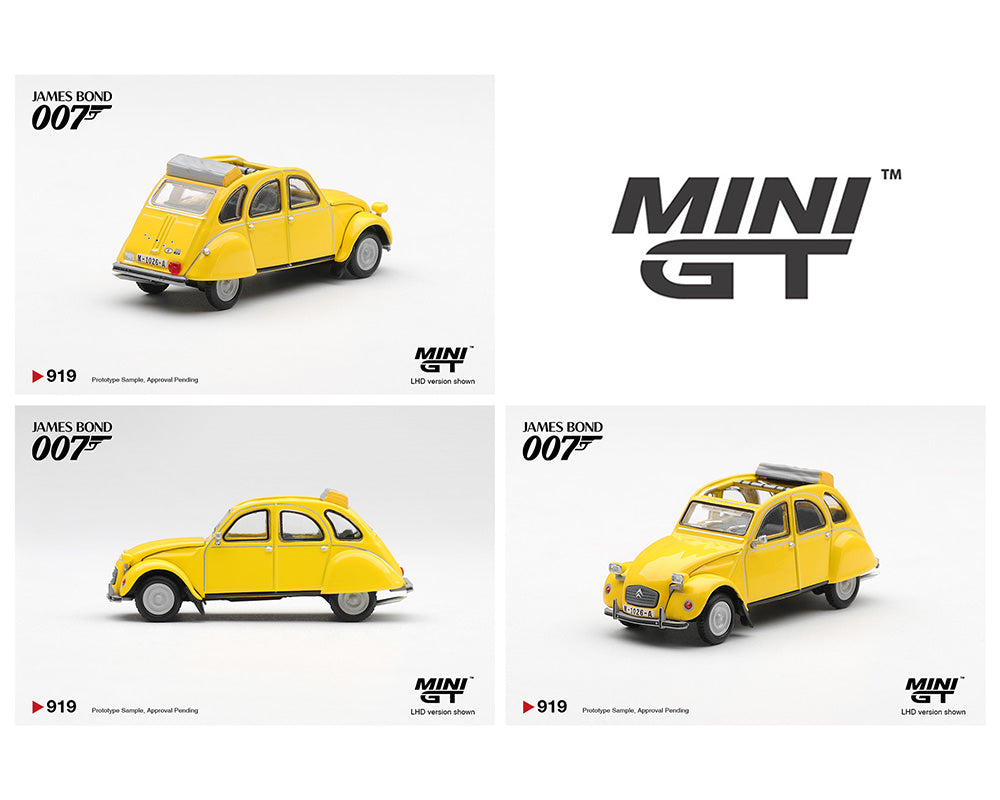 (PRE-ORDER 2026) Mini GT 1:64 James Bond 007 Citroën 2CV For Your Eyes Only MGT00919-007E