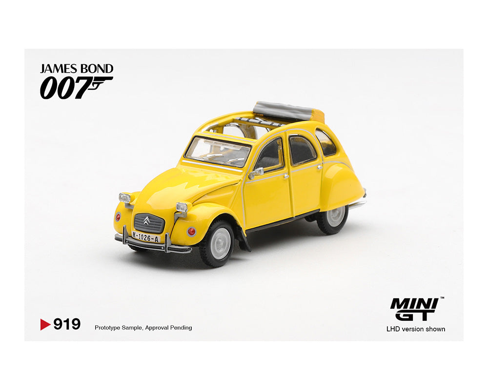 (PRE-ORDER 2026) Mini GT 1:64 James Bond 007 Citroën 2CV For Your Eyes Only MGT00919-007E