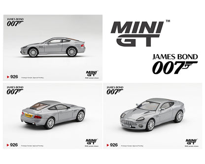 (PRE-ORDER 2027) Mini GT 1:64 James Bond 007 Aston Martin V12 Vanquish « Die Another Day » – Emballage anglais – Édition limitée – MGT00926-007E