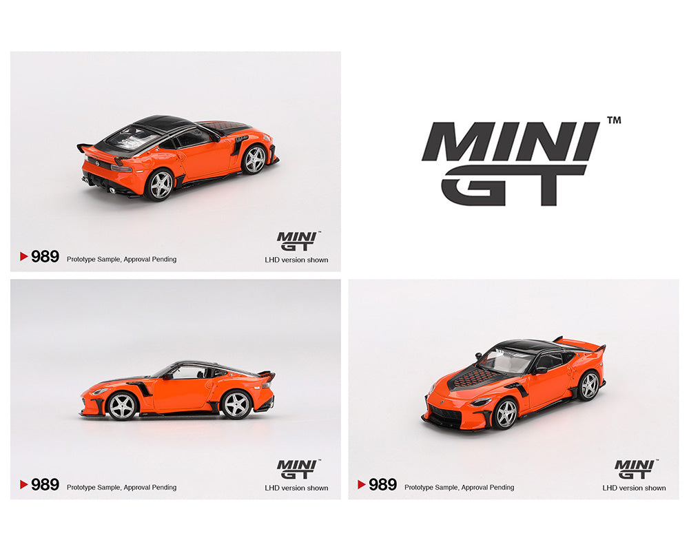 (LIMIT 1 PER CLIENT) Mini GT 1/64-Nissan Z VeilSide FFZ400 – Orange MGT00989-BL