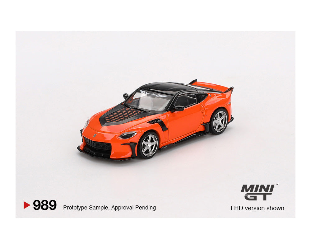 (LIMIT 1 PER CLIENT) Mini GT 1/64-Nissan Z VeilSide FFZ400 – Orange MGT00989-BL