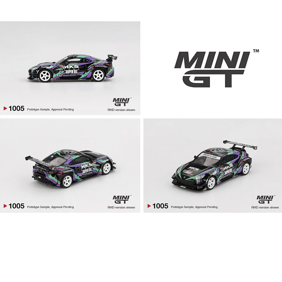 (limit 1 par client) MINI GT- Toyota GR86 HKS TYPE R 2022 Tokyo Auto Salon – Black MGT01005-BL