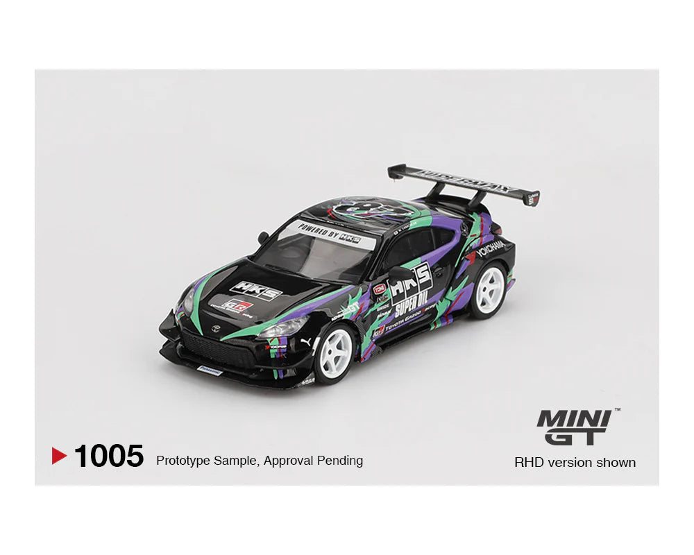 (limit 1 par client) MINI GT- Toyota GR86 HKS TYPE R 2022 Tokyo Auto Salon – Black MGT01005-BL