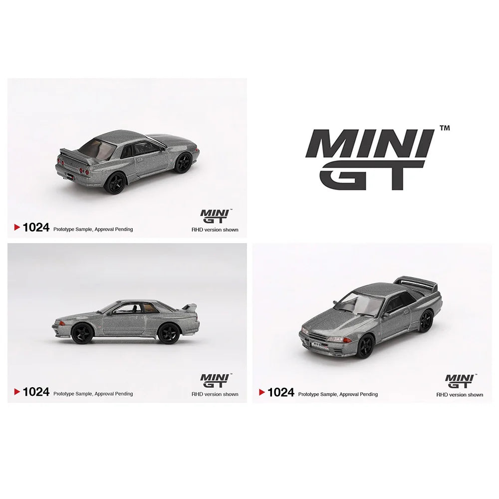 Mini GT 1/64-Nissan Skyline GT-R (NISMO BNR32 CRS Version) – Dark Metal Gray MGT01024-BL