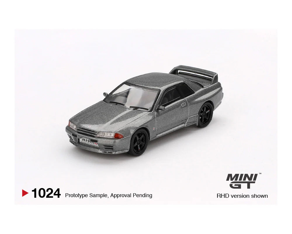 Mini GT 1/64-Nissan Skyline GT-R (NISMO BNR32 CRS Version) – Dark Metal Gray MGT01024-BL