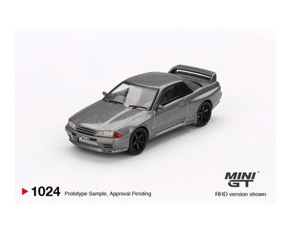 Mini GT 1/64-Nissan Skyline GT-R (NISMO BNR32 CRS Version) – Dark Metal Gray MGT01024-BL