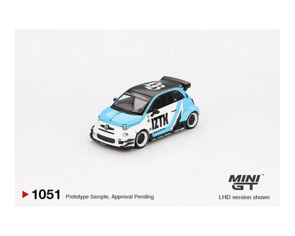(Limit 1 per client) MINI GT- Abarth 595 LB-WORKS x Abas Works IZTK MGT01051-BL