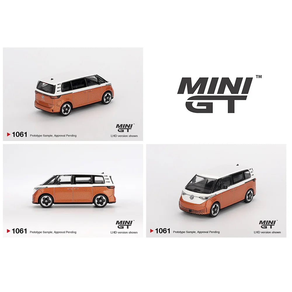 Mini GT- Volkswagen ID.Buzz – Candy White / Energetic Orange MGT01061