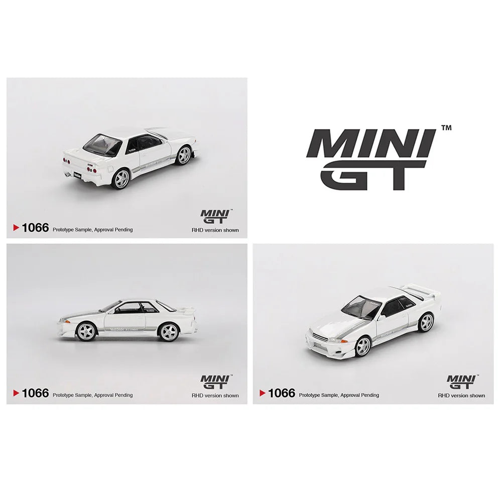 (PRE-ORDER 2025) Mini GT- Nissan Skyline GT-R (R32) VeilSide Combat C-I White, MGT01066