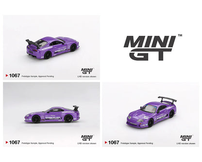 Mini GT- Toyota Supra (A80) GT-300 Top Secret Purple 2014 (LHD) - MGT01067