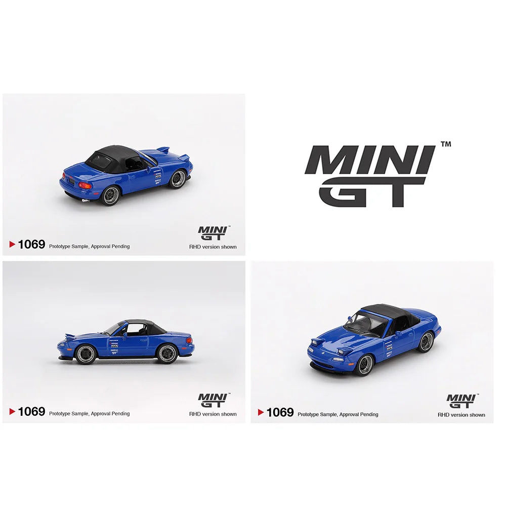 Mini GT- Mazda Miata MX-5 (NA) Tuned Version – Dark Blue  MGT01069