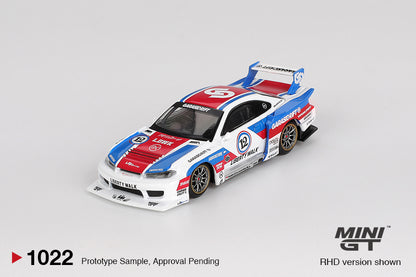 Mini GT - Nissan LB-Super Silhouette S15 SILVIA GARASIDRIFT x LBWK 2025 (MGT01022-BL)
