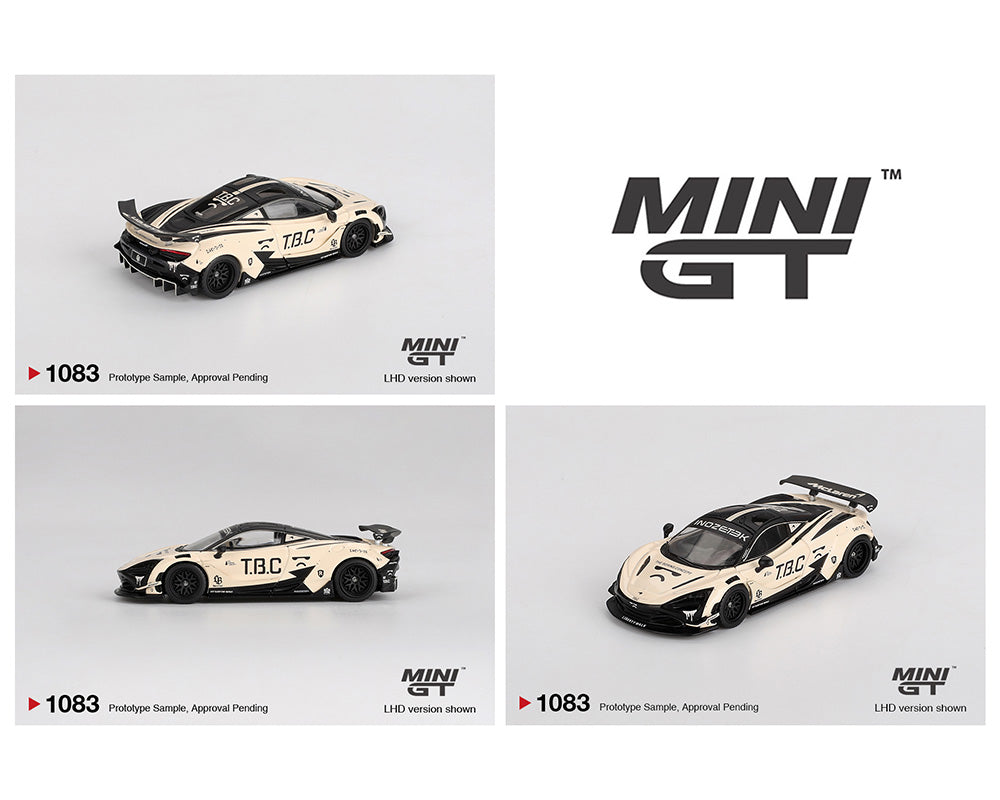 (limit 1 per client) Mini GT 1/64-McLaren 720S LB-Works The Boring Concept MGT01083-BL