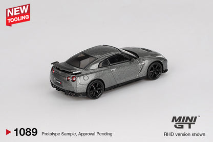 Mini GT - 2013 Nissan GT-R NISMO R35 CRS Version – Dark Metal Gray (MGT01089-BL)