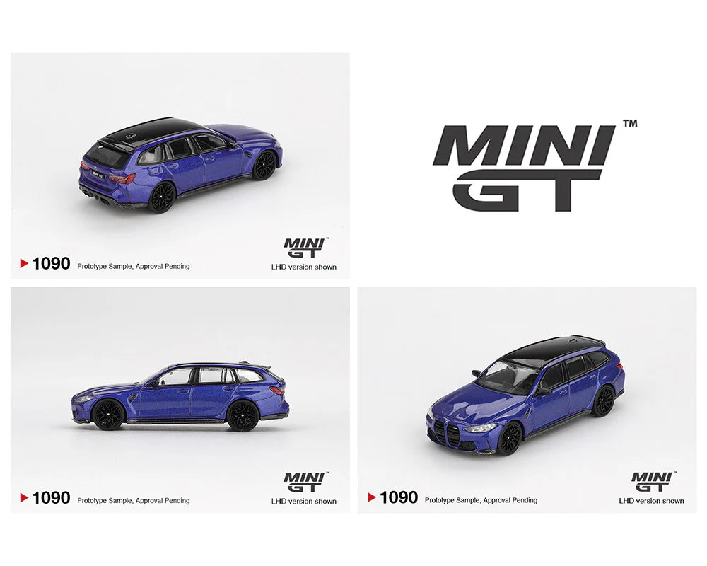 (PRE-ORDER 2026) MINI GT-BMW M3 Competition Touring – Portimao Blue Metallic MGT01090-BL