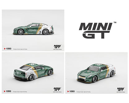 (PRE-ORDER 2027) Mini GT 1:64 Nissan GT-R (R35) LB★WORKS Type 1 Custom Ducktail Auto Finesse – Limited Edition – MGT01093-BL