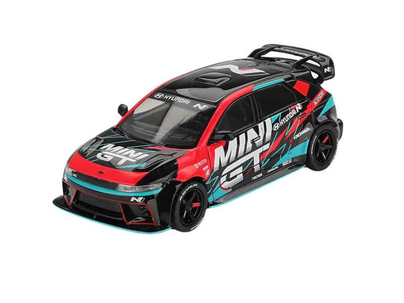 (PRE-ORDER 2026) MINI GT- Hyundai Ioniq 5N MINI GT RS-01T 2025 Tokyo Auto Salon- Black MGT01098-BL