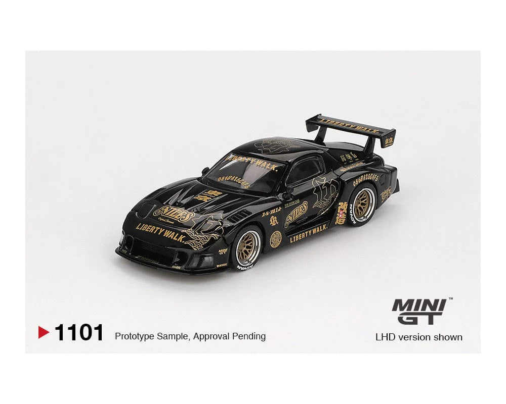 MINI GT- Mazda RX-7 RX-7 LB Super Silhouette FD-NILES Black MGT01101-BL