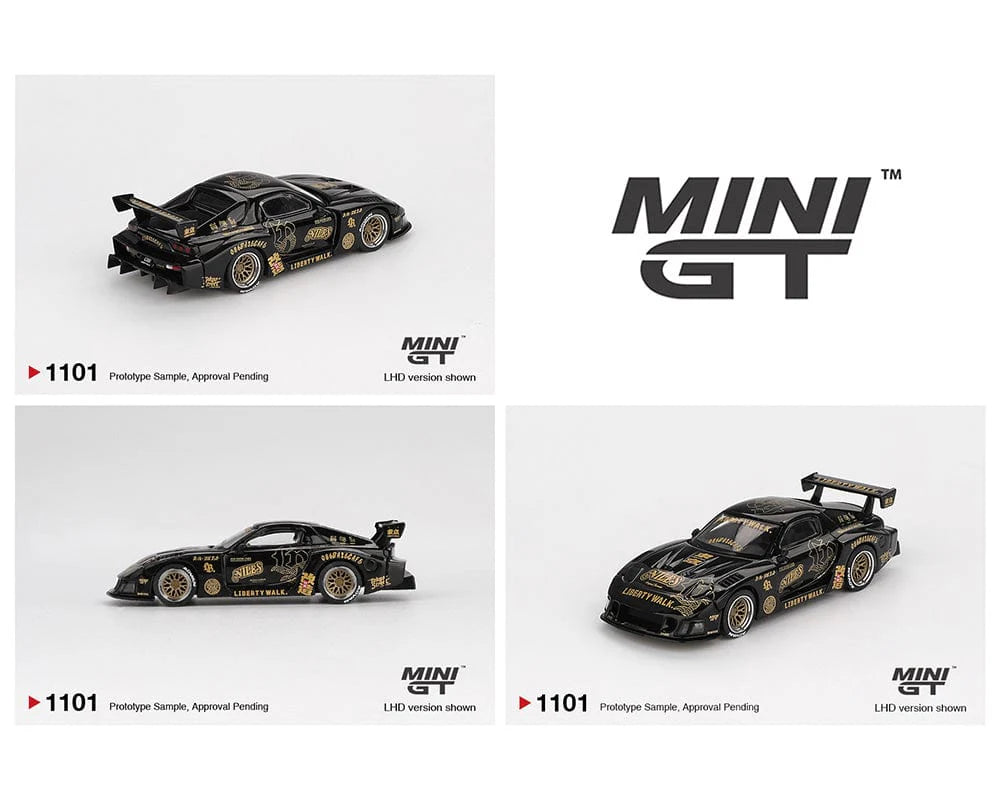 MINI GT- Mazda RX-7 RX-7 LB Super Silhouette FD-NILES Black MGT01101-BL