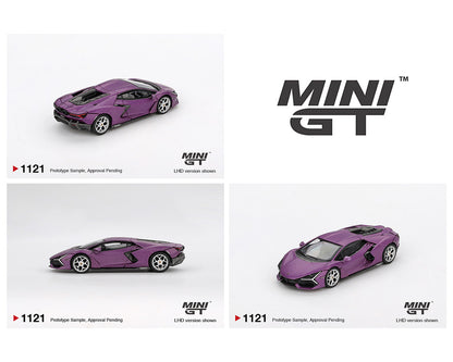 (PRE-ORDER 2026) Mini GT- Lamborghini Revuelto Viola 30th – Matte Purple – Mijo Exclusives – MGT01121-BL
