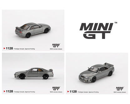 (PRE-ORDER 2026) Mini GT-NISSAN Skyline GT-R Dark Metal Gray (NISMO BCNR33 CRS Version) – Limited Edition MGT01128-BL