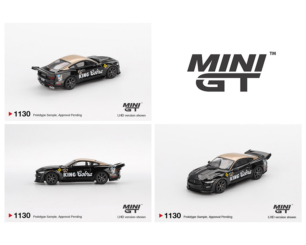 Mini GT-Shelby GT500 Dragon Snake Concept – Black/Gold- Limited Edition-MGT01130-BL