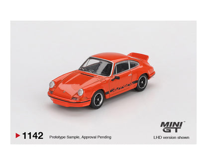(PRE-ORDER 2026) MINI GT-Porsche 911 Carrera RS 2.7 – Tangerine with Black Livery MGT01142-BL