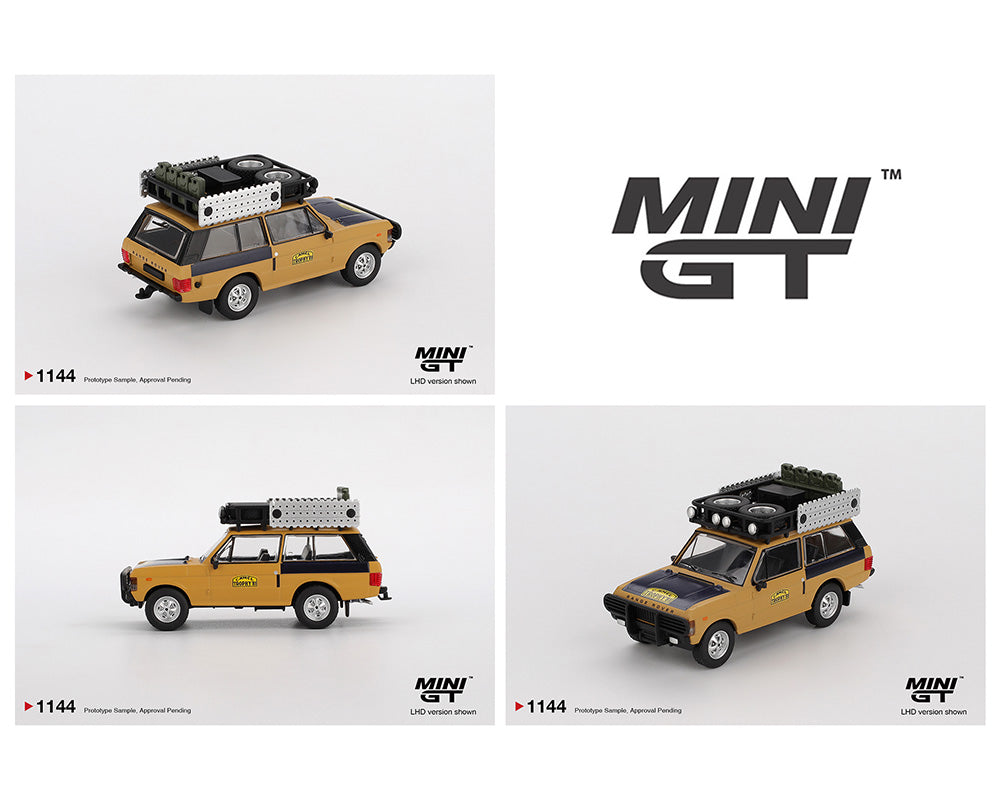 MINI GT-Range Rover 1981 Camel Trophy Sumatra C.Swoboda &amp; K.Mentel  WinnerMGT01144-BL