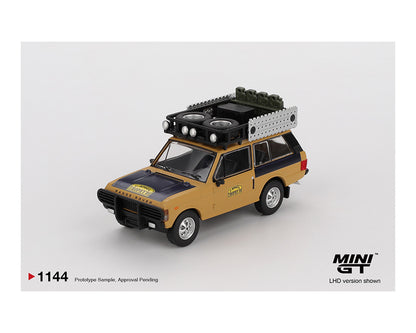 MINI GT-Range Rover 1981 Camel Trophy Sumatra C.Swoboda &amp; K.Mentel  WinnerMGT01144-BL
