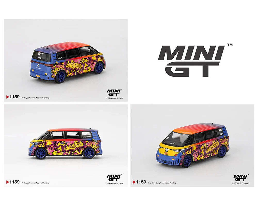 (PRE-ORDER 2026) Mini GT-Volkswagen ID.Buzz KW/BBS MGT01159-BL