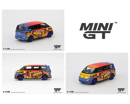 (PRE-ORDER 2026) Mini GT-Volkswagen ID.Buzz KW/BBS MGT01159-BL
