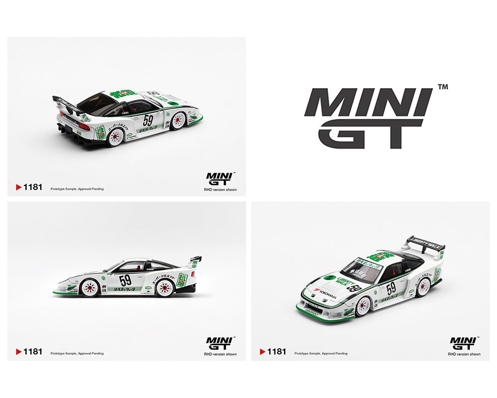 (PRE-ORDER 2026) Mini GT 1:64-Nissan LB-Silhouette 180SX – White MGT01181-BL