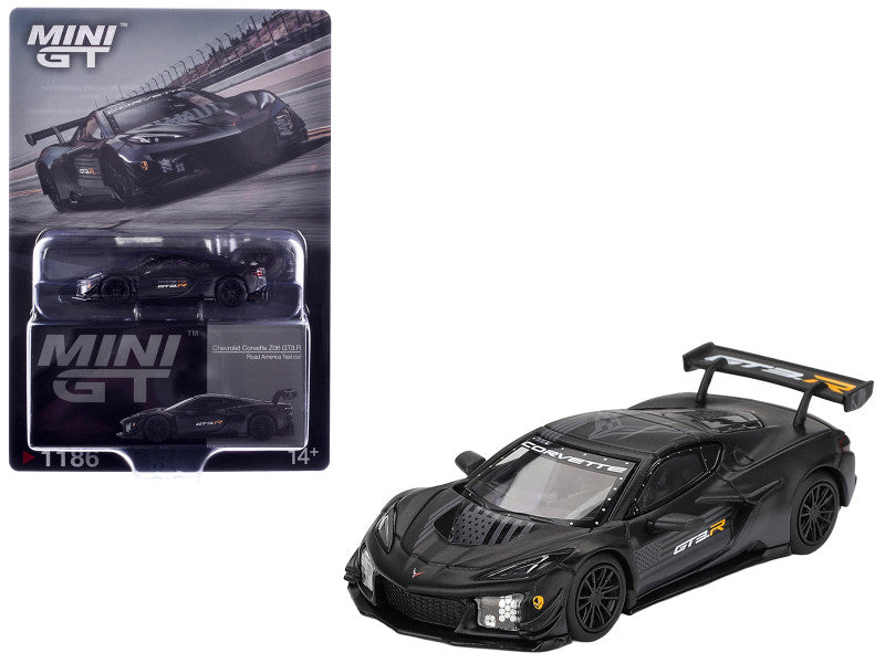 MINI GT-Nissan LB- Chevrolet Corvette Z06 GT3.R Road America Test car – Black MGT01186-BL