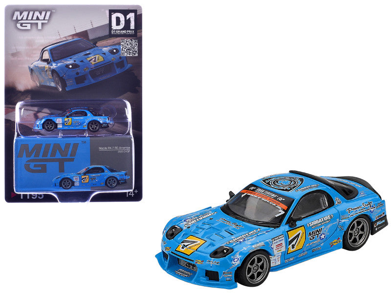 Mini GT-Mazda RX-7 RE-Amemiya 2025 D1GP – Blue MGT01195-BL