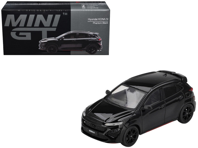 Mini GT-Hyundai Kona N – Phantom Black – Korea Exclusive MGT01206-L