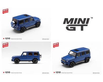 (PRE-ORDER 2026) Mini GT- Mercedes-AMG G 63 Dark Blue Metallic MGT01210-BL