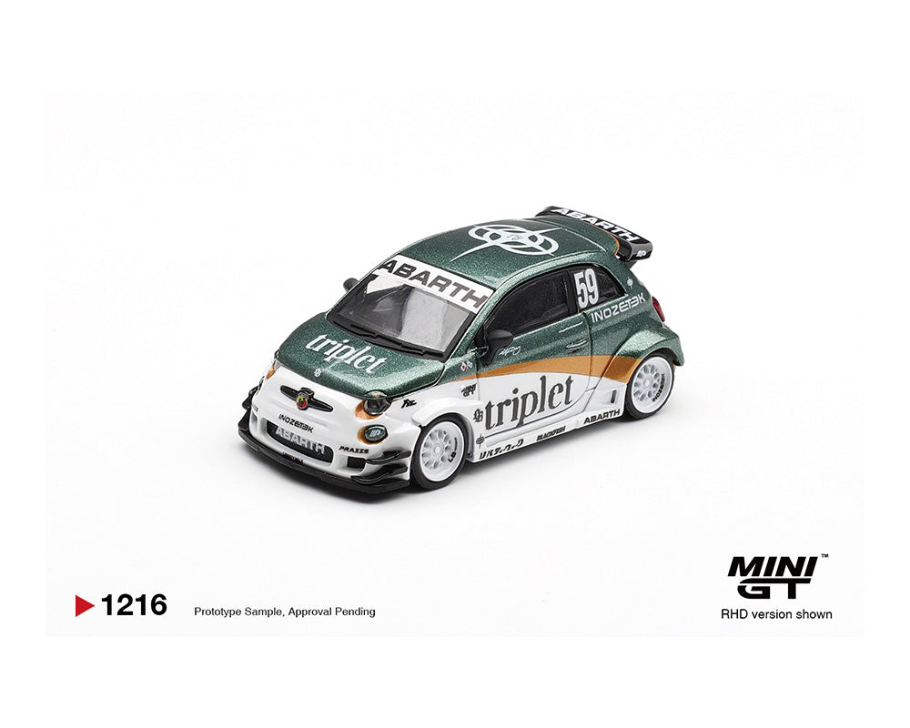 (PRE-ORDER 2026) Mini GT 1:64-Abarth 595 LB-WORKS TY Edition MGT01216-R